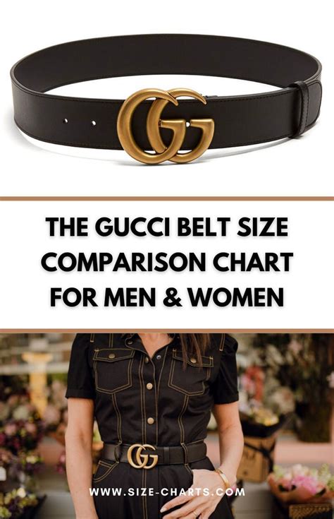 vintage Gucci belt size chart